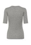 Футболка Kaffe Basic T-shirt, Grey Melange/Sand - фото 6