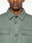 Herno куртка-рубашка на пуговицах, зеленый - фото 5