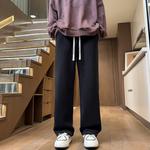 Повседневные брюки унисекс JUNGLE PANDA, черные [Весна-Осень Без утеплителя] - фото 4