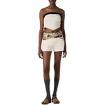 MIU MIU SS25 Бесплечевый топ Women's White - фото 5