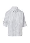 Блуза comma Button-down blouse, Weiß/White - фото 6