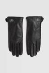 Кожаные перчатки K/AUTOGRAPH Karl Lagerfeld, черный - фото