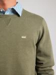 Свитер LEVI'S  Lightweight Housemark, оливковый - фото 2