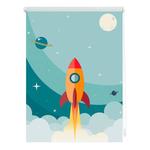 Рулонные шторы Lichtblick Rakete, 120x150x5 см, синий - фото