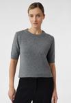 Футболка comma Basic T-shirt, Schiefergrau/Anthracite - фото