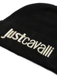Шапка бини с логотипом Just Cavalli, черный - фото 2