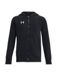 Худи UNDER ARMOUR Athletic Zip-Up Hoodie Rival, черный - фото