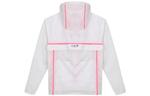 Куртка run anywhere hooded jacket 'white pink' Under Armour, белый - фото 2