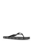 DSQUARED2 Icon шлепанцы, черный - фото 2