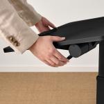 Регулируемый по высоте стол MITTZON IKEA, 66x50 см, черный - фото 7