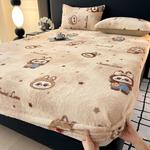 Boyang Простыня на резинке 180х200 см, флис, велюр, с рисунком - фото 6