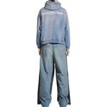 Толстовка back hoodie 'blue' Balenciaga, синий - фото 4