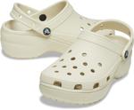 Сабо Crocs Clogs Classic Platform, бежевый - фото