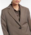 Шерстяной блейзер свободного кроя Toteme, Mole - фото 4