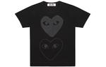 Футболка Comme Des Garcons Play Women's Double Hearts CDG Play - фото 3