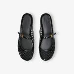 Балетки Tory Burch Mellow Mary Jane мягкие, черный - фото 2