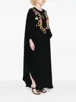 Платье макси с цветочной вышивкой PUCCI, черный - фото 3