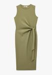 Платье Koton Jersey dress, Khaki - фото 4