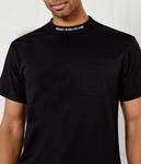 Футболка мужская Versace Jeans Couture с логотипом на воротнике, черный - фото 4