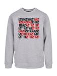 Толстовка F4NT4STIC I love you 01001001 Binary Code Valentinstag, Mottled Grey - фото