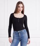 Блуза GUESS KARLEE JEWEL Slim Fit, черный - фото 3