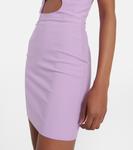 Мини-платье с вырезом Nensi Dojaka, Lavendula - фото 5