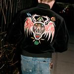 Куртка Supreme Clayton Patterson Skulls, желтый - фото 9