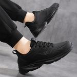 Низкие кроссовки для бега мужские Black Binary, полностью черные - фото 7