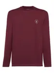 Лонгслив с вышитым логотипом Brunello Cucinelli, красный - фото