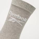 Носки длинные Reebok, 3 пары, серый / черный / белый - фото 6