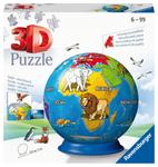 Ravensburger, пазл, 3D Детский глобус, 72 шт. - фото