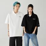 Футболка поло унисекс GOLFCROSS, черная - фото 8