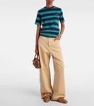 Замшевые мокасины-лодочки Miu Miu, коричневый - фото 3