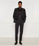 Рубашка h-hank-kent-c1-214 Slim fit Boss, черный - фото 2