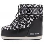 Зимние ботинки Moon Boot на толстой подошве, черный - фото