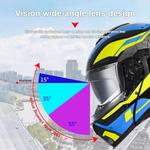 Шлем модуляр GUENZO с микрофоном, красный / черный / серый - фото 6