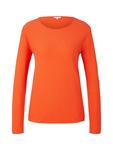 Свитер TOM TAILOR, цвет Orange red - фото