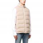 Ребристый стеганый жилет Brunello Cucinelli, camel коричневый - фото 6