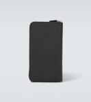 Кошелёк из кожи Saffiano с логотипом Prada, черный - фото 3