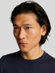 Свитер Lyle & Scott Tonal Superfine, темно-синий - фото 5
