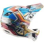 Велосипедный шлем D4 Carbon Mips Troy Lee Designs, Lowrider Blue - фото 2