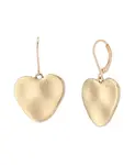 Серьги-Подвески в форме сердца с реликвией Robert Lee Morris Soho, gold - фото