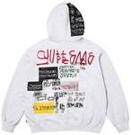 Толстовка Supreme 176 на молнии с капюшоном, серый - фото 2