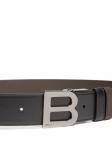 Bally ремень с логотипом, черный - фото 4