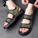 Пляжные сандалии мужские Playboy, зеленый - фото 21