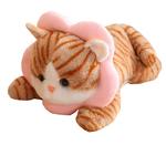 Трансформирующаяся плюшевая игрушка кот Happy Fish, серый - фото 9