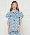 Джинсовая куртка Regular fit Michael Kors Kids, синий - фото