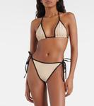 Бикини топ с бретелькой на шею Toteme, Light Hay - фото 2