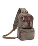 Сумка-слинг Turtle Ridge Canvas TSD BRAND, зеленый - фото 5