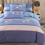 LUOLAI HOME Постельное белье, 4 предмета, пододеяльник 220x240 см - фото 2